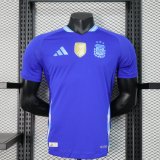 Versione del giocatore maglia Argentina seconda 2025