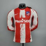 Versione del giocatore maglia Atletico Madrid ML casa 2022