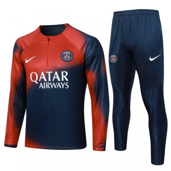 maglia PSG formazione manica lunga rosso 2024