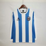 prima maglia Argentina Retro manica lunga 1986