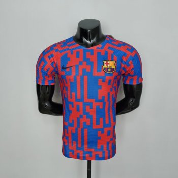 Versione del giocatore maglia Barcellona rosso 2023