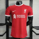 Versione del giocatore maglia Liverpool casa 2024