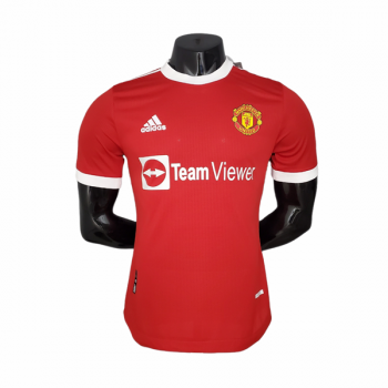 Versione del giocatore maglia Manchester United prima 2022