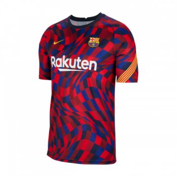 maglia Barcellona Pre-Partita rosso 2022