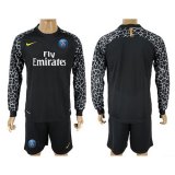 maglia portiere PSG manica lunga nero 2018