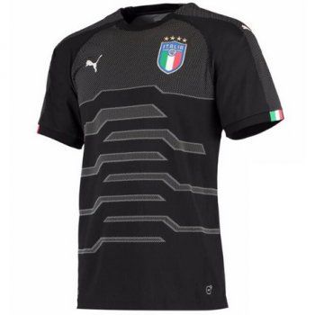 portiere maglia Italia nero 2018