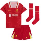 prima maglia Liverpool bambino 2025 con calze