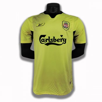 seconda maglia Liverpool Retro 2004-05 giallo