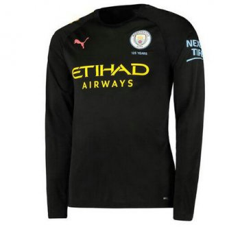 seconda maglia Manchester City manica lunga 2020