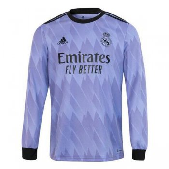 seconda maglia Real Madrid manica lunga 2023