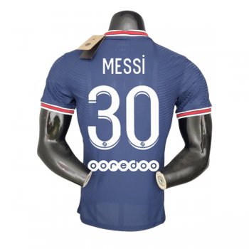 Versione del giocatore casa maglia Jordan PSG MESSI # 30 2022