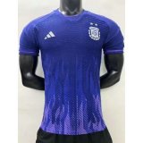 Versione del giocatore maglia Argentina seconda 2023