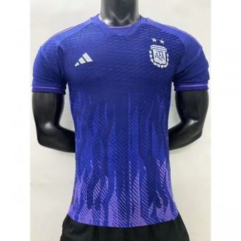 Versione del giocatore maglia Argentina seconda 2023