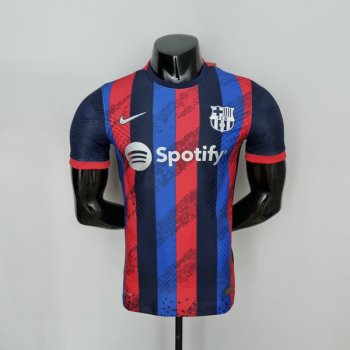 Versione del giocatore maglia Barcellona rosso-01 2023