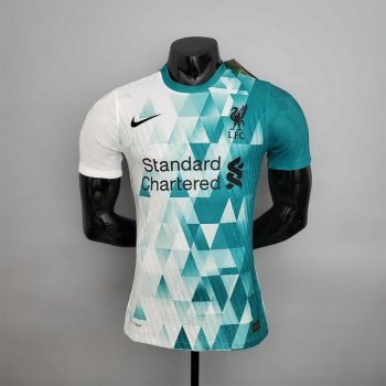 Versione del giocatore maglia Liverpool Bianco 2022