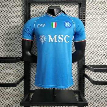 Versione del giocatore maglia Napoli casa 2024