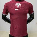 Versione del giocatore maglia Qatar casa 2023