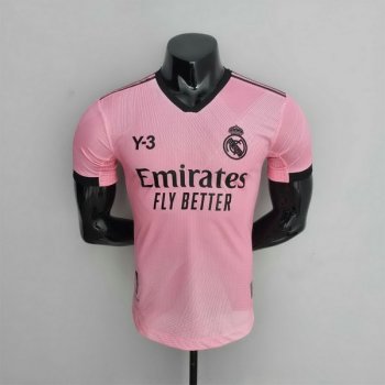 Versione del giocatore maglia Real Madrid Y3 Edizione Rosa 2023