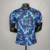 Versione del giocatore maglia Tottenham blu 2022