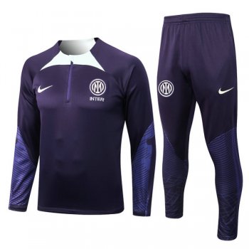 maglia Inter formazione manica lunga Viola 2023