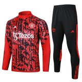 maglia Manchester United formazione manica lunga rosso 2024