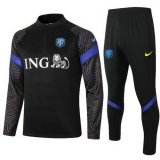 maglia Olanda formazione manica lunga nero-01 2021