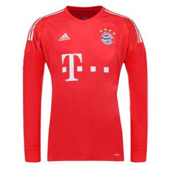 portiere maglia Bayern Monaco manica lunga 2018 rosso