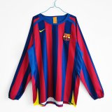 prima maglia Barcellona Retro manica lunga 2005-06