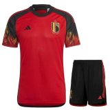 prima maglia Belgio bambino Coppa del Mondo 2022