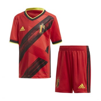 prima maglia Belgio bambino Euro 2020