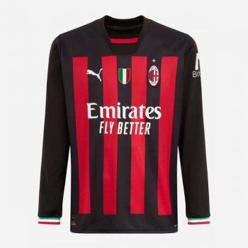 prima maglia Milan manica lunga 2023