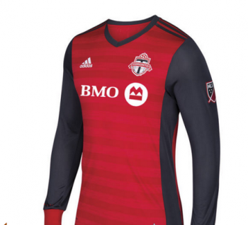 prima maglia Toronto FC manica lunga 2018