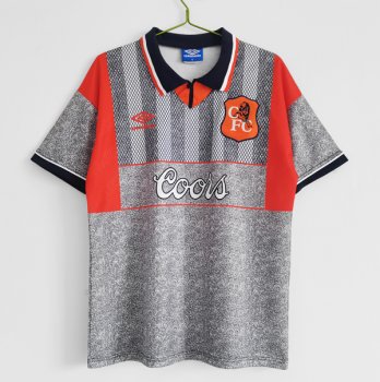 seconda maglia Chelsea Retro 1994-96 grigio rosso