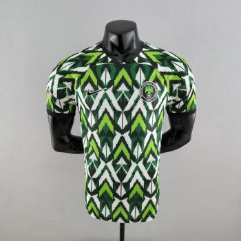 Versione del giocatore maglia Nigeria verde 2022