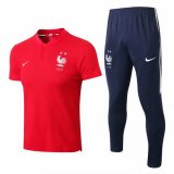 maglia Francia Polo Rojo 2018