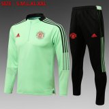 maglia Manchester United formazione manica lunga verde 2023