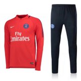 maglia PSG formazione manica lunga 2018 rosso