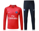 maglia PSG formazione manica lunga rosso 2018