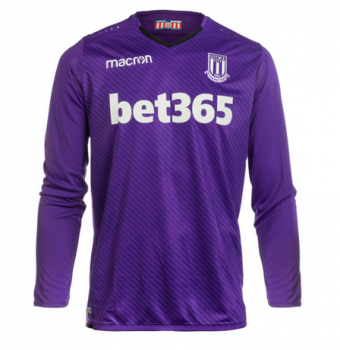 maglia Stoke City manica lunga porpora 2018