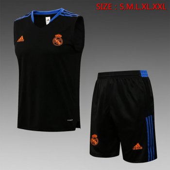 maglia gilet Real Madrid Nero-01 2022