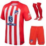 prima maglia Atletico Madrid bambino 2024 con calze