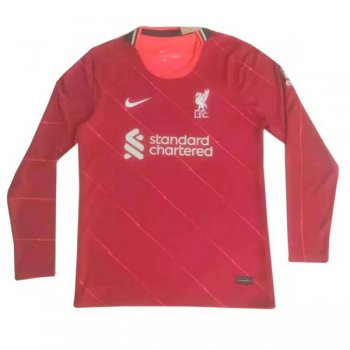 prima maglia Liverpool manica lunga 2022