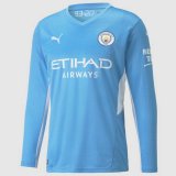 prima maglia Manchester City manica lunga 2022