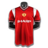 prima maglia Manchester United Retro rosso 1985