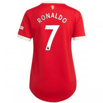 prima maglia Manchester United donna Ronaldo 2022