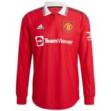 prima maglia Manchester United manica lunga 2023