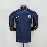 Versione del giocatore maglia Chelsea Formazione blu 2023