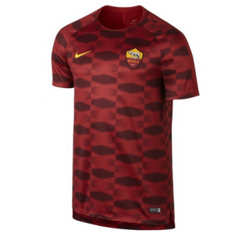 maglia Roma pre-match formazione 2018