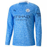 prima maglia Manchester City manica lunga 2021