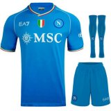 prima maglia Napoli bambino 2024 con calze